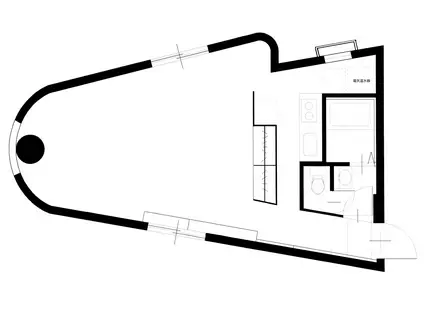 リバーハイツ(ワンルーム/3階)の間取り写真