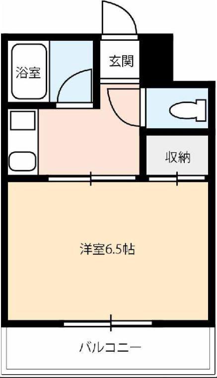 パラレル太田(1K/3階)の間取り写真