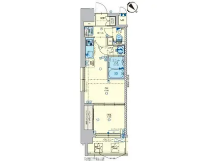 SDグランツ神戸ランドマーク(1DK/3階)の間取り写真