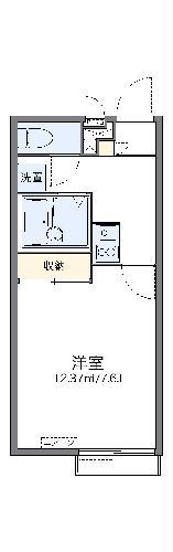 レオパレスオリーブIII(1K/2階)の間取り写真