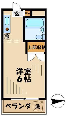 アートイン大塚(1K/1階)の間取り写真