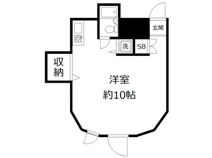 APEX-アペックス(ワンルーム/3階)の間取り写真