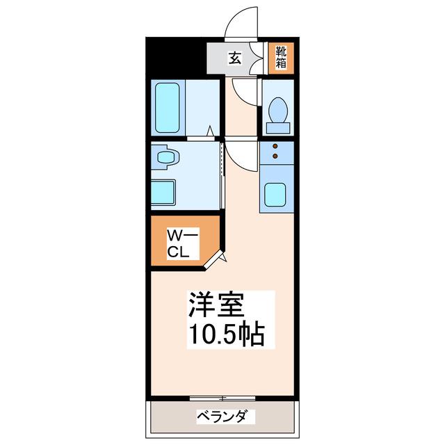 RIVIERE水前寺公園(ワンルーム/3階)の間取り写真