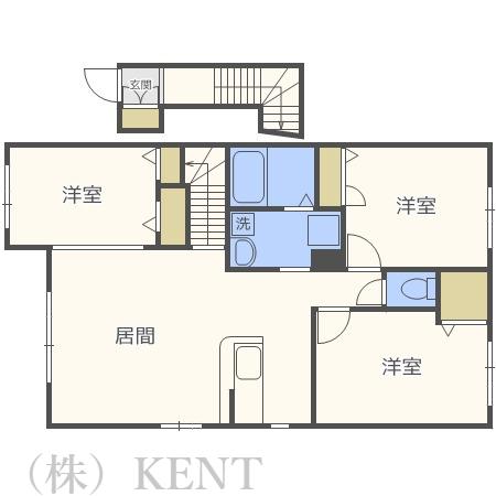 メゾフォルテ(3LDK/2階)の間取り写真