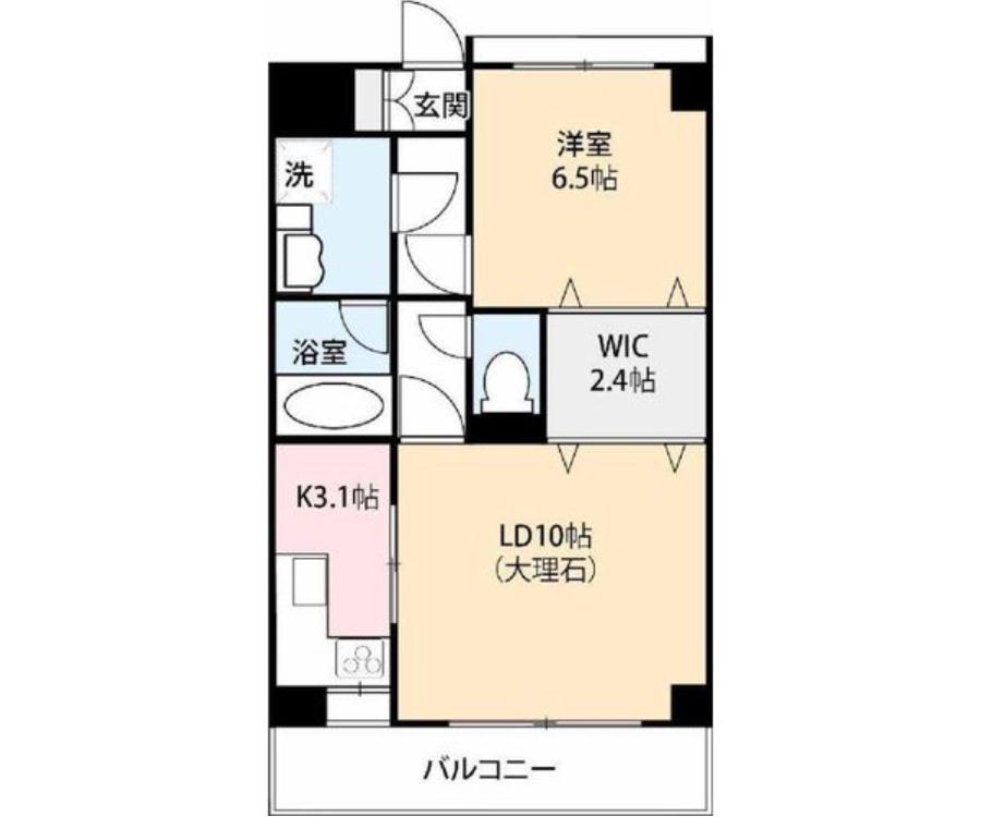 ESPERANZAI(1LDK/3階)の間取り写真