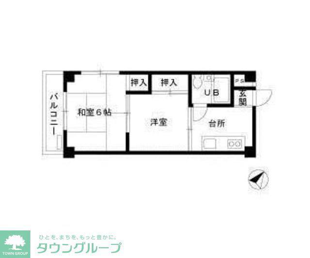 MARSA五香(2K/2階)の間取り写真