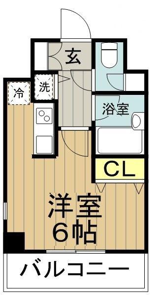 ステージファースト西早稲田(ワンルーム/7階)の間取り写真