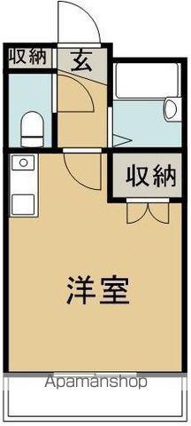ハウス21(ワンルーム/5階)の間取り写真