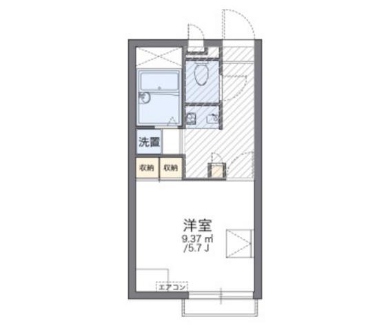 レオパレスジェイ新福(1K/2階)の間取り写真
