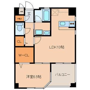 ESPOIRI(1LDK/3階)の間取り写真