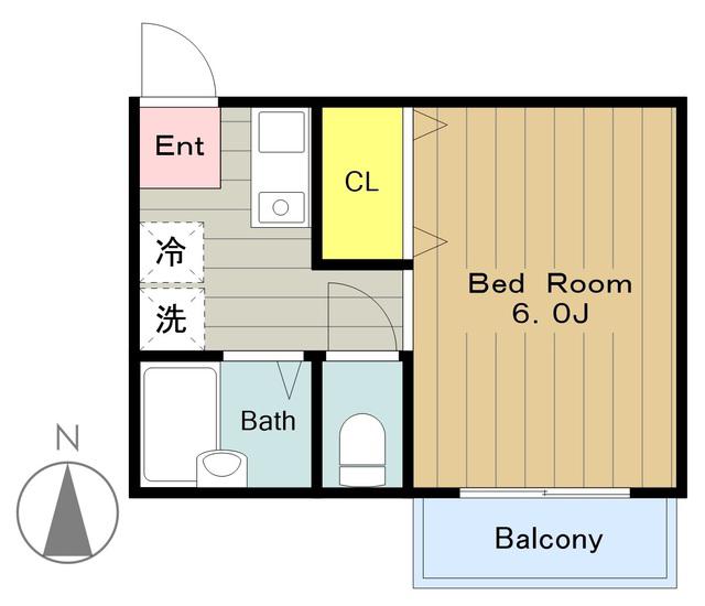 第3廣田マンション(1K/3階)の間取り写真
