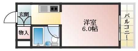 S.E.N.S MATSUBARA(1K/3階)の間取り写真