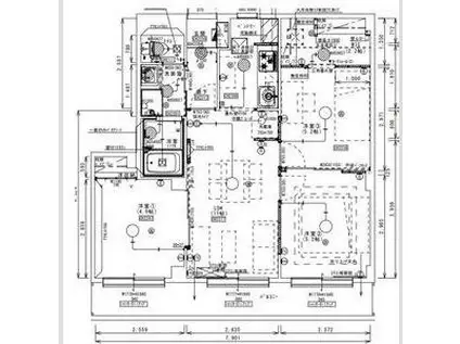 サンヒルズ西今宿(3LDK/1階)の間取り写真