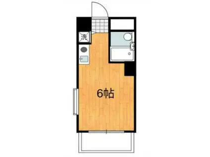 ウインクヒル(ワンルーム/3階)の間取り写真