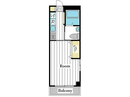 AVANCER14(1K/2階)の間取り写真