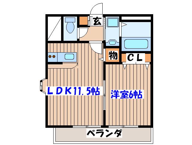 コージーコート五輪(1LDK/10階)の間取り写真