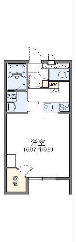 レオパレスラフォーレ風早II(1K/2階)の間取り写真