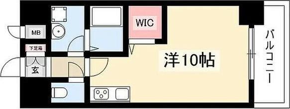 OT.RESIDENCE名駅(ワンルーム/4階)の間取り写真