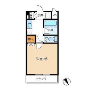 シェ・モア平針(1K/2階)の間取り写真