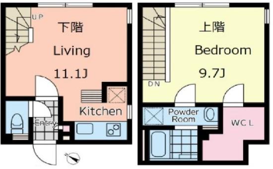 PASEO西新宿五丁目1 パセオ西新宿五丁目1(1LDK/4階)の間取り写真