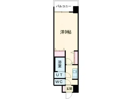 GLUCK MAISON S-SAKAI XVI(1K/3階)の間取り写真