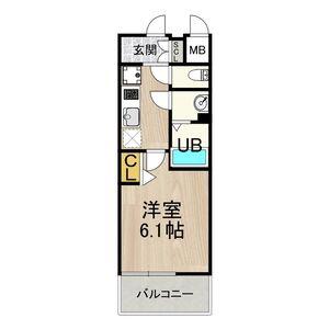 メルディア大正D.C(1K/2階)の間取り写真