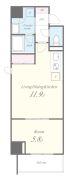RESIDENCE TRESOR DIEU(1LDK/4階)の間取り写真