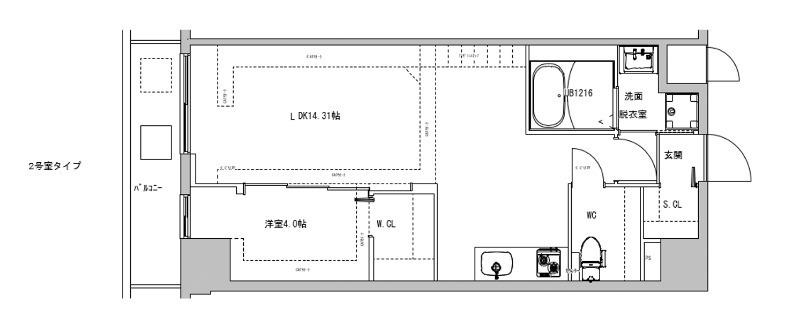 LEGALAND猫 MIYAKOJIMA(1LDK/3階)の間取り写真