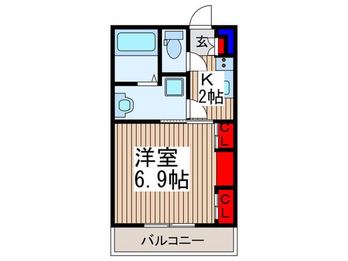 SOLEIL.IV(1K/3階)の間取り写真