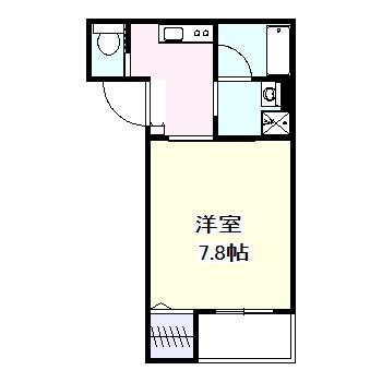 アベニュー荻窪(1K/3階)の間取り写真