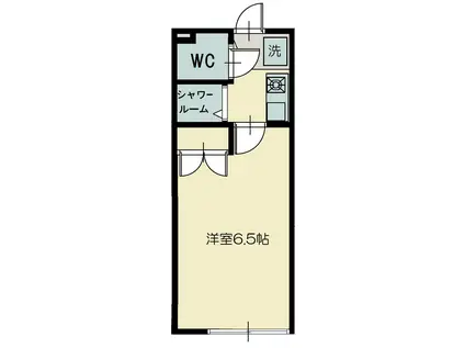 メルヘンランドA(1K/1階)の間取り写真