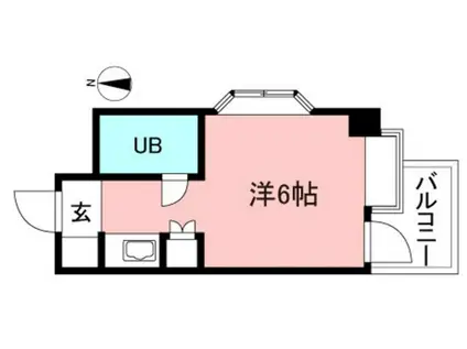 パークアベニュー国分寺(ワンルーム/3階)の間取り写真