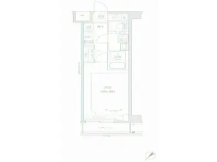 リルシア グランデ 川崎大師公園(1K/6階)の間取り写真