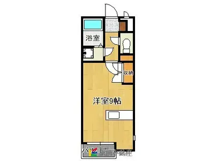 レオネクストカミツレ(ワンルーム/1階)の間取り写真