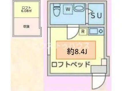 ROYAL PARK JUJO(ワンルーム/2階)の間取り写真