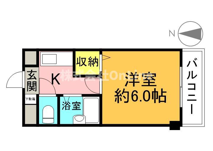 エス・ティマンション旭町(1K/4階)の間取り写真