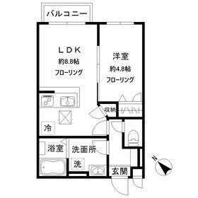 白馬レジデンシア(1LDK/1階)の間取り写真