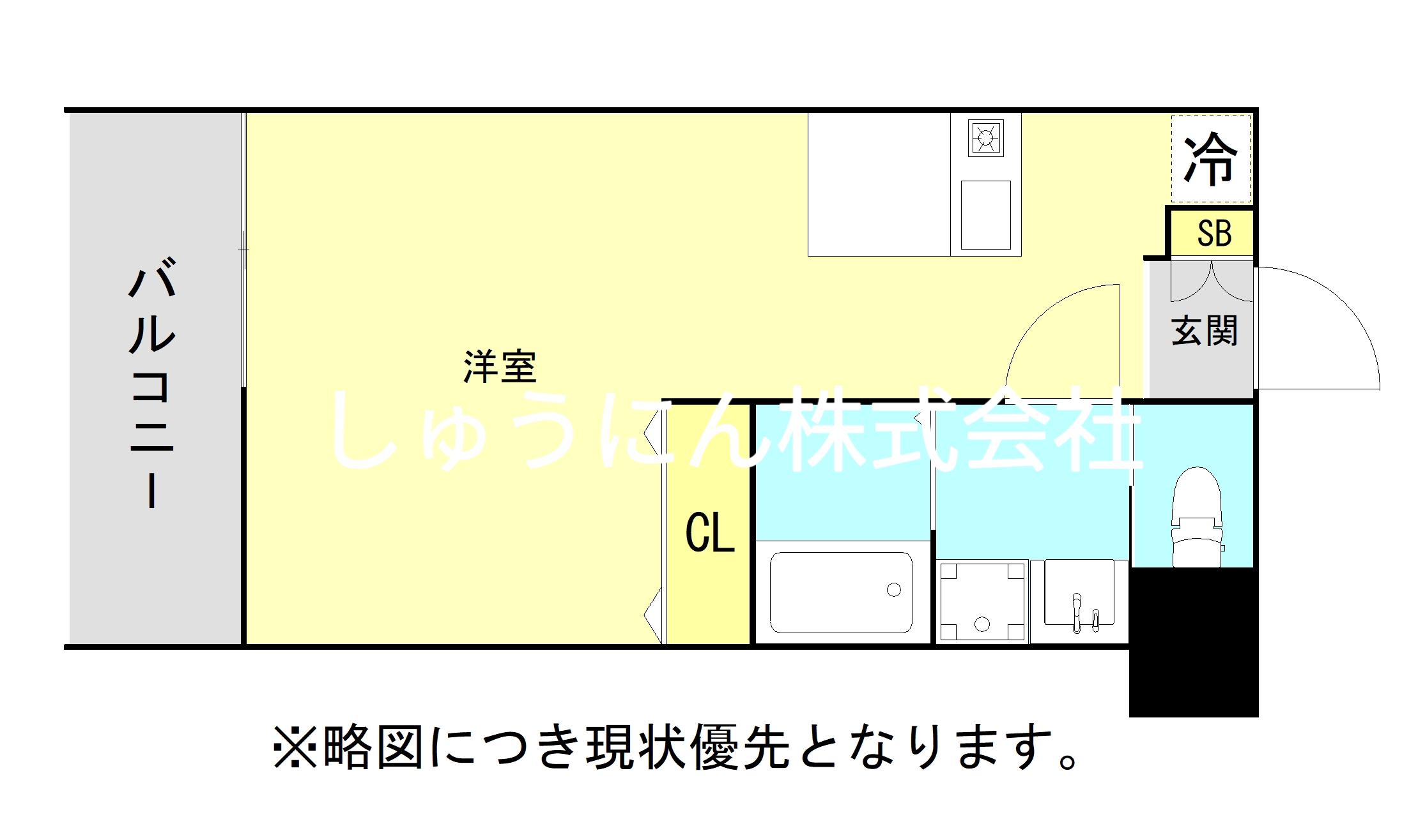 サヴォイ ザ エンポリウム(ワンルーム/5階)の間取り写真