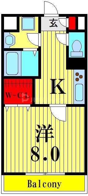 ACO MANSIONS(1K/5階)の間取り写真