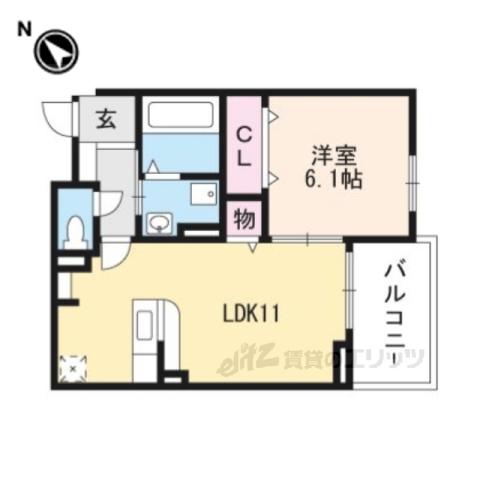 グランクレスタ2(1LDK/3階)の間取り写真