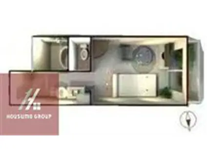 シャンボール第3新大阪(ワンルーム/3階)の間取り写真