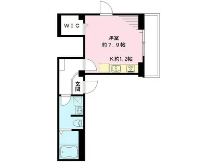 リンコート三軒茶屋(ワンルーム/4階)の間取り写真