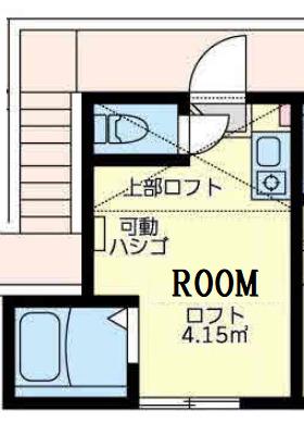ユナイト中浜アンジェリーナ(ワンルーム/2階)の間取り写真