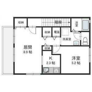 プロヴァンス壱番館(1LDK/2階)の間取り写真