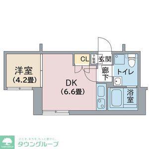 アーバン栄(ワンルーム/8階)の間取り写真