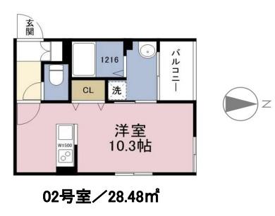 大今里マンションPJ(ワンルーム/1階)の間取り写真