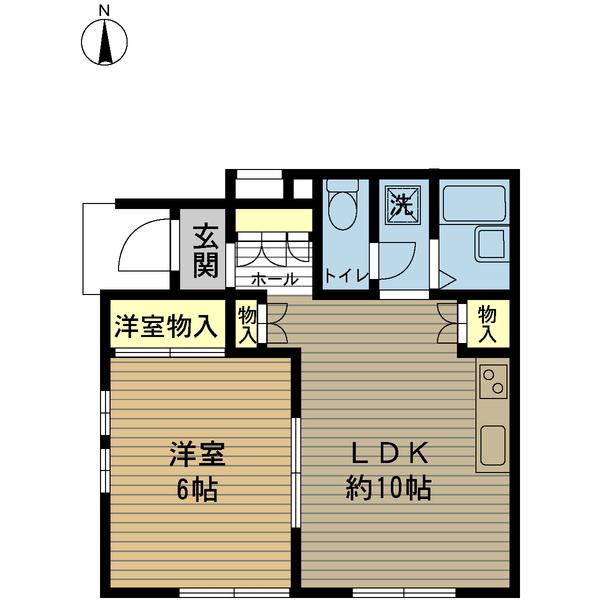 S・T・MISHUKU(1LDK/1階)の間取り写真