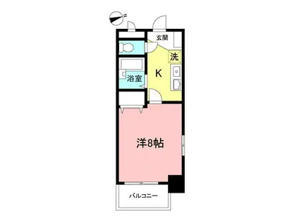 SORA RESIDENCE(1K/7階)の間取り写真