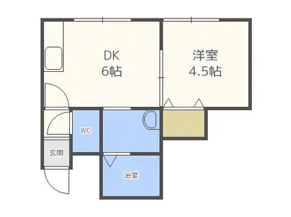 ELGRANDN28(1DK/3階)の間取り写真