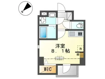 上池台2丁目マンション仮(ワンルーム/4階)の間取り写真